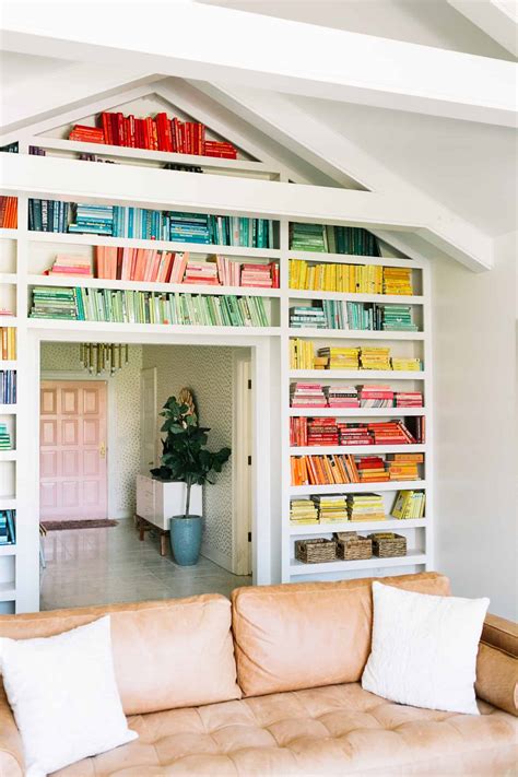 Elsie S Rainbow Bookshelves A Beautiful Mess