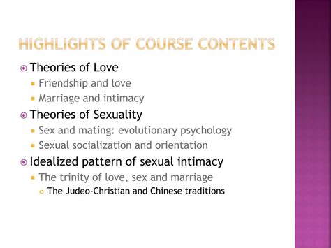 Ppt Love Sex And Relationships Psychological Perspectives Powerpoint Presentation Id2082628