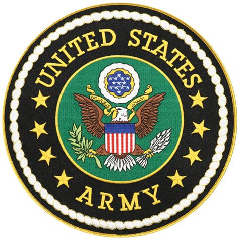United States Army Crest Large Round Patch North Bay Listings