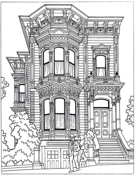 You can use our amazing online tool to color and edit the following full size coloring pages for adults. Victorian House Drawing at GetDrawings | Free download