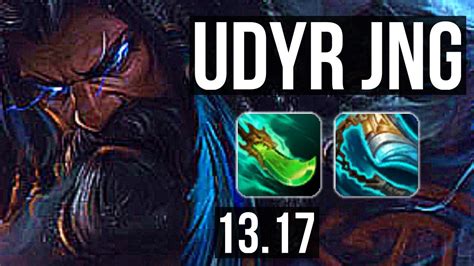 Udyr Vs Kayn Jng Winrate Euw Master Youtube