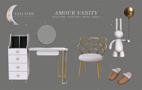 The Sims 4 Amour Vanity At Tsr Cc The Sims