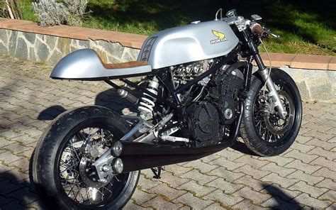 This bike handles like a sport bike and looks like no other bike on the road. Honda Hornet 600 "Mazzabric" - RocketGarage - Cafe Racer ...