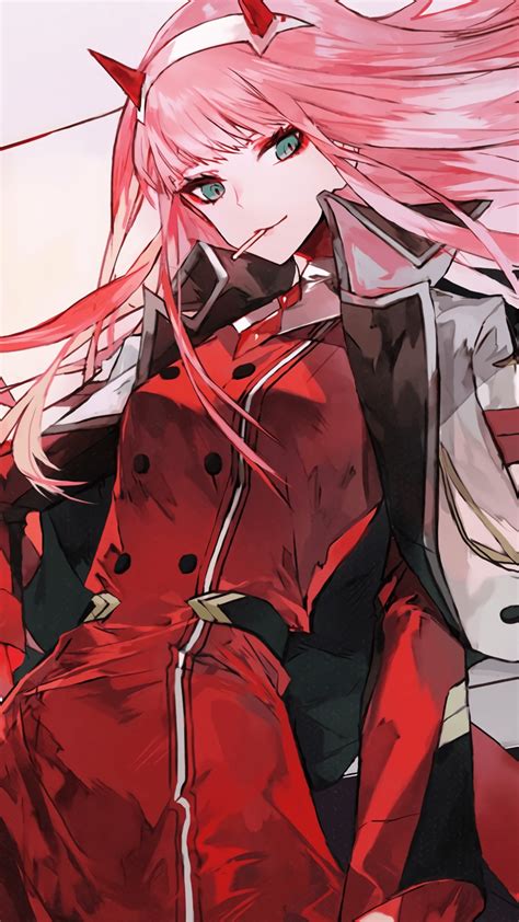 Zero Two Wallpaper  4k  Zero Two Wallpaper Smile Tourolouco