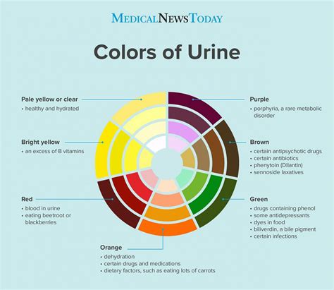 Urine Color Chart What Color Is Normal What Does It Mean Mrs Pip Dark Urine Color Chart