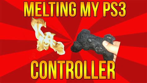 Melting My Ps3 Controller Youtube