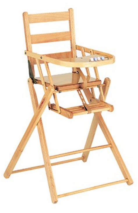 Chaise haute en bois pour bebe  ouistitipop