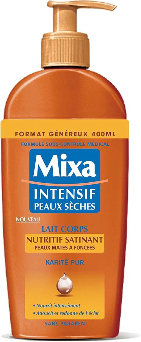 Mixa Intensif Peaux Sèches Lait Corps Nutritif Satinant Pour Peaux