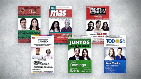 Elecciones 2021 En Río Negro Las Boletas Y Los Candidatos Uno Por Uno