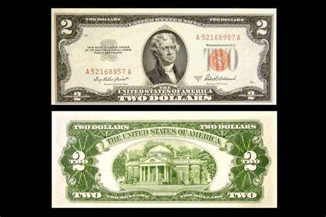 Two Dollar Bills Are Unusual And Rarely Ever Seen In Circulation However Red Seal Two Dollar