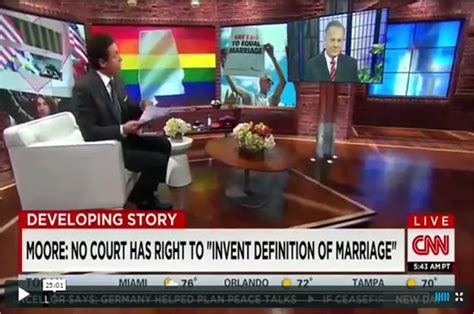 Did Alabamas Chief Justice Moore Clean Cnn Hosts Clock In Same Sex