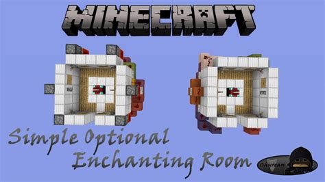 Minecraft Simple Optional Enchanting Room Minecraft Project