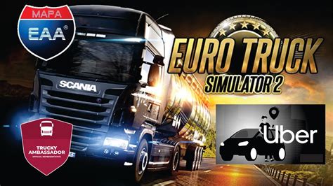 Uber No Euro Truck Simulator Mapa Eaa E Original Despachos De