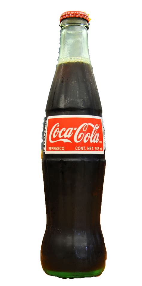 Coca cola bottle PNG image