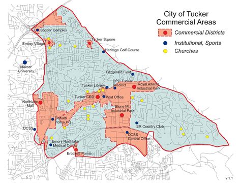 The City Of Tucker Initiative Commercial Areas In The City Of Tucker