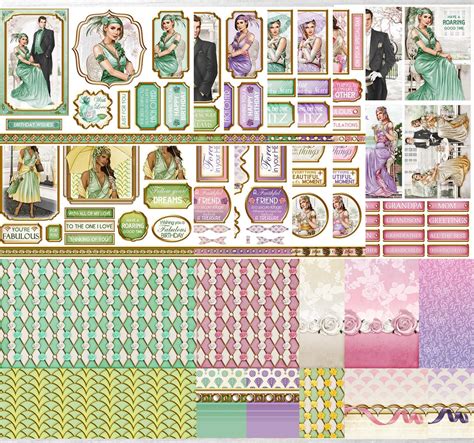 Art Deco Summertime Delights Cardmaking Kit with Forever Code FB2816