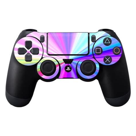 Skin Decal Wrap For Sony Ps4 Controller Rainbow Zoom