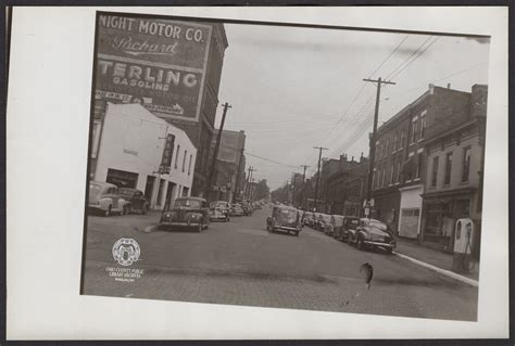 Market Street Looking North From 10th Street Wheeling Circa 1946 A