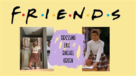 Recreating Rachel Green Outfits 90s Fashion Youtube
