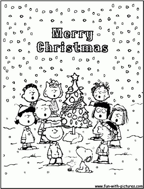 Charlie brown christmas, what wonderful memories. Writing A Charlie Brown Christmas Coloring Pages Cartoon ...