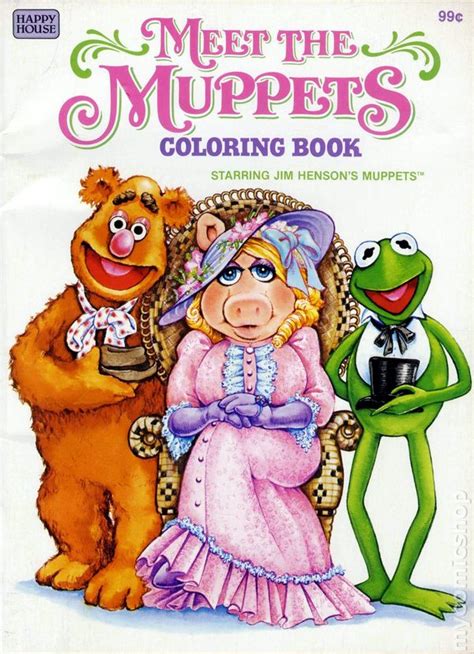 Meet The Muppets Coloring Book Sc 1982 Happy House Comic Books