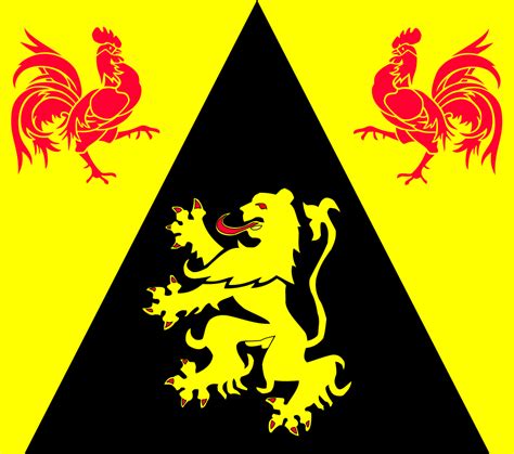 Download Walloon Brabant Flag Pdf Png   Webp
