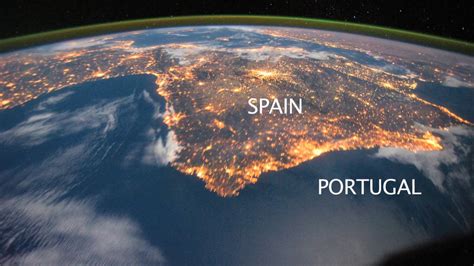 The View From Space Earths Countries And Coastlines Youtube