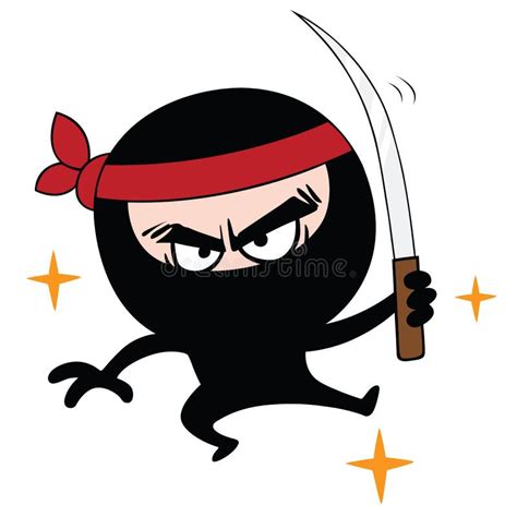 Ninja Cartoon Character Stock Vector Illustration Of Arts 30813180