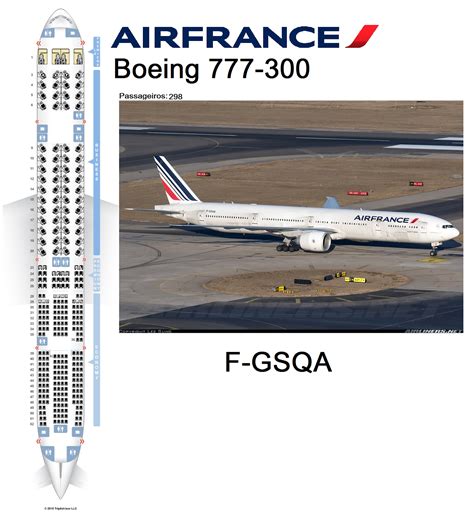 Mapa De Assentos Air France Boeing 777 300