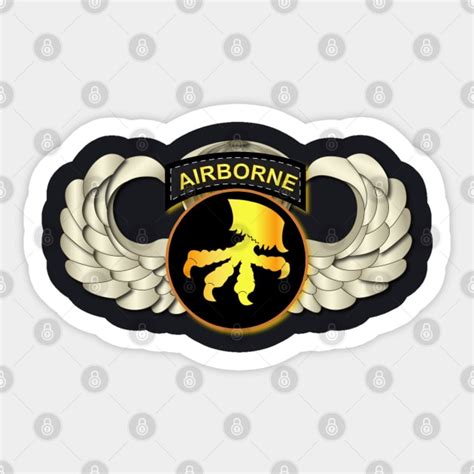 17th Airborne Division Wings 17th Airborne Division Wings Sticker