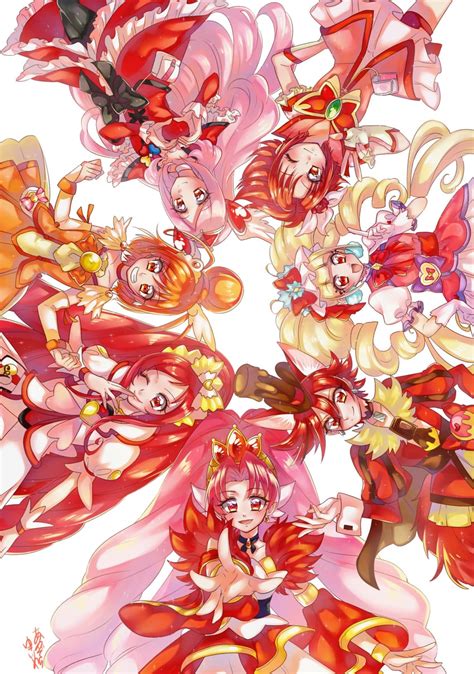 Hino Akane Higashi Setsuna Cure Sunny Madoka Aguri Cure Passion And More Precure And