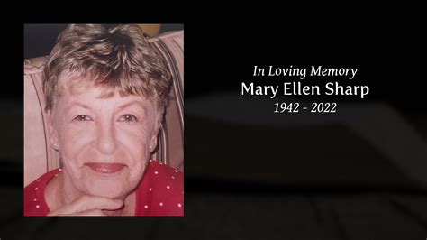 Mary Ellen Sharp Tribute Video