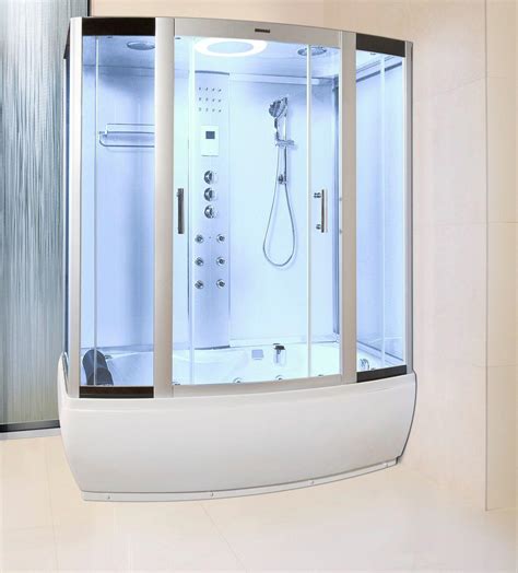 Lisna Waters Lww3 1700mm X 900mm Steam Shower Cabin Whirlpool And