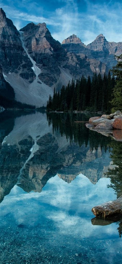 Stunning Landscape Moraine Lake Alberta