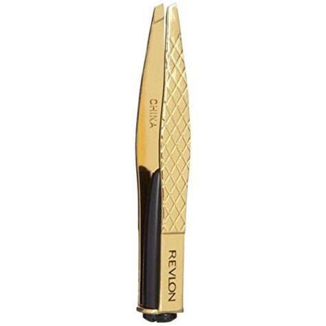 Precision plucking is a piece of cake with these slanted tweezers. Revlon Gold Series Titanium Coated Lighted Slant Tweezers ...