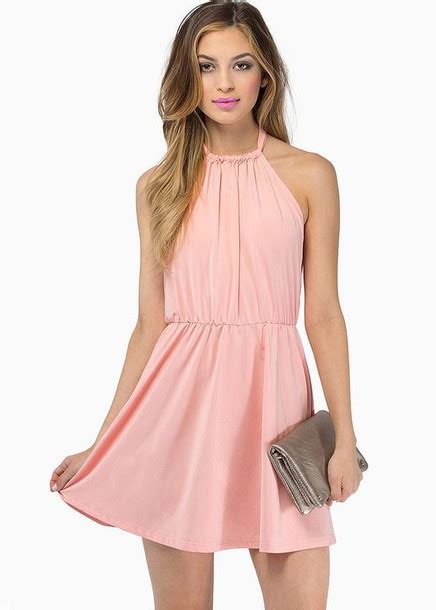 light pink halter dress dresses images 2022