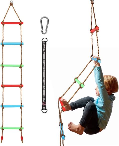 Climbing Rope Ladder For Kids Hanging Ladder For Swing Set