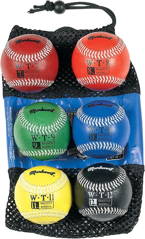 Markwort 9 Inch Leather Cover Weighted Baseball Set 1 Each