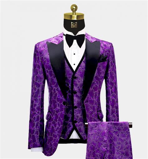 Purple Wedding Suits And Grooms Tuxedos Gentlemans Guru
