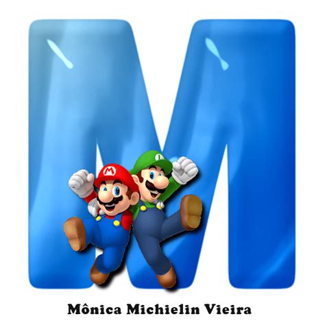 Monica Michielin Alphabets Alfabeto Super Mario Bros Alphabet Mariobros