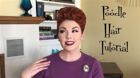 1950 s poodle hair tutorial youtube