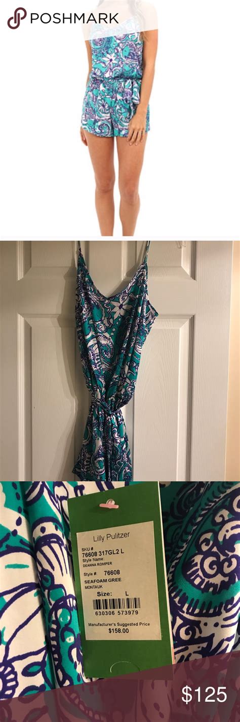 Nwt Lilly Pulitzer Deanna Romper Lilly Pulitzer Rompers Lilly