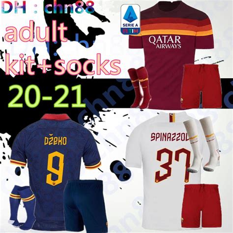 Il 22 della roma da gennaio 2020 ha subìto due interventi di ricostruzione del legamento crociato, prima del ginocchio destro. 2020 Thailand DZEKO PEROTTI PASTORE ZANIOLO Soccer Jersey ...