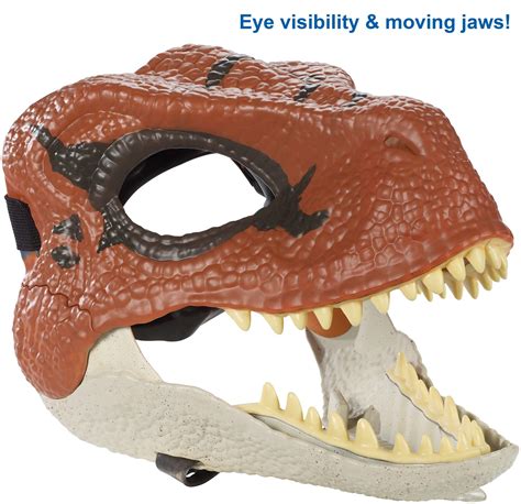 Buy JURASSIC WORLD Movie Inspired Velociraptor Mask With Opening Jaw