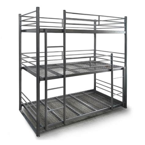 Buy master brute super heavy duty metal beds (lp) online at nationalfurnishing.com. Ultra Heavy Duty Triple Bunk Bed - Better Bunk Beds Store