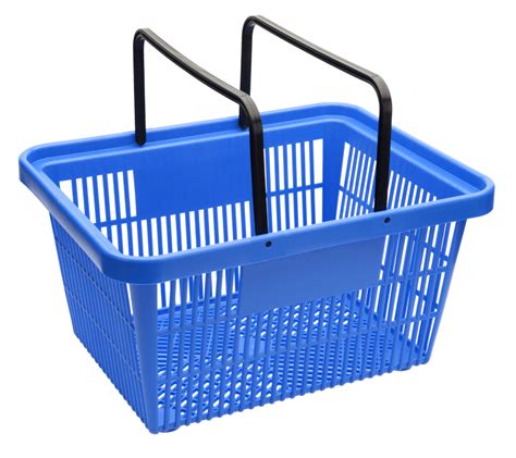 Large Shopping Basket Standard Design Blue Shop Supplies