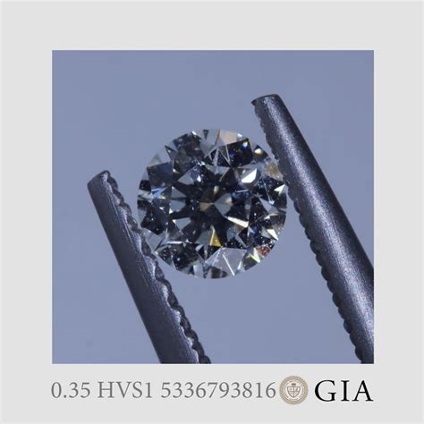 1 Pcs Diamant 035 Ct Brillant H Vs1 Catawiki