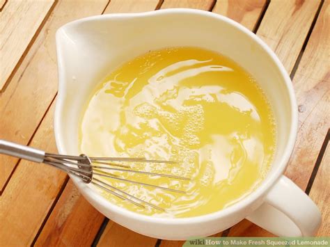 Bring to boil and stir to dissolve sugar. How to Make Fresh Squeezed Lemonade: 8 Steps (with Pictures)