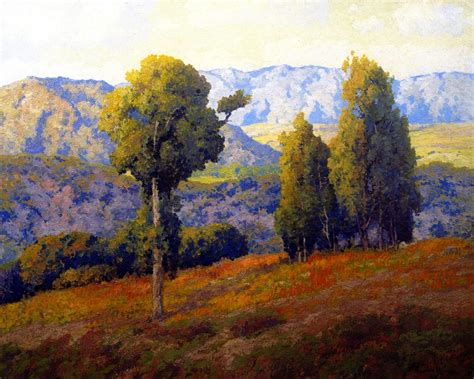 Southern California Hills Painting Maurice Braun Oil Paintings