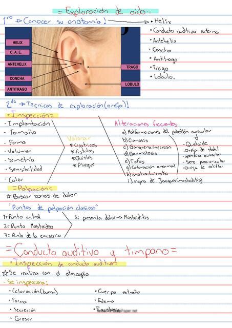 Exploración de oído Sebastian Rodríguez Rivas uDocz